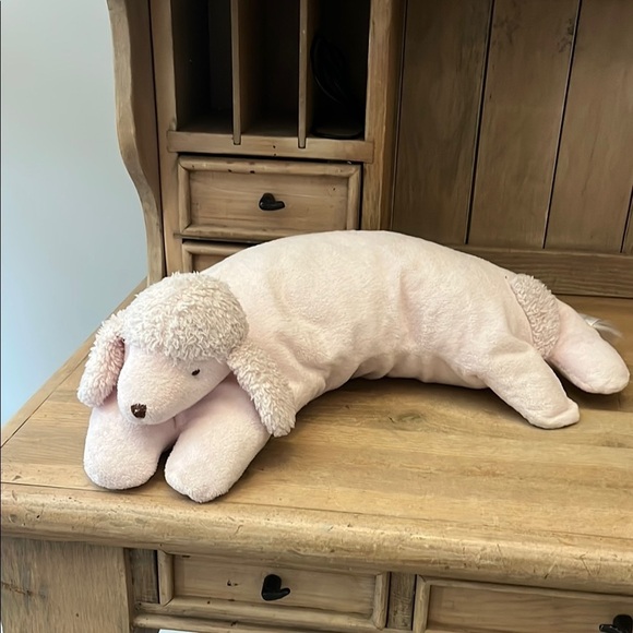 Angel Dear Poodle Dog Pillow Plush Stuffed Animal Pink - Picture 1 of 8